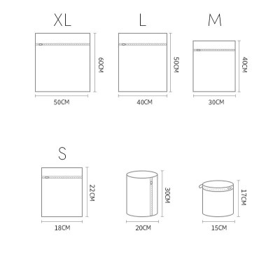 Zestaw 6 szt worki do pralki do prania delikatnych rzeczy torba na pranie